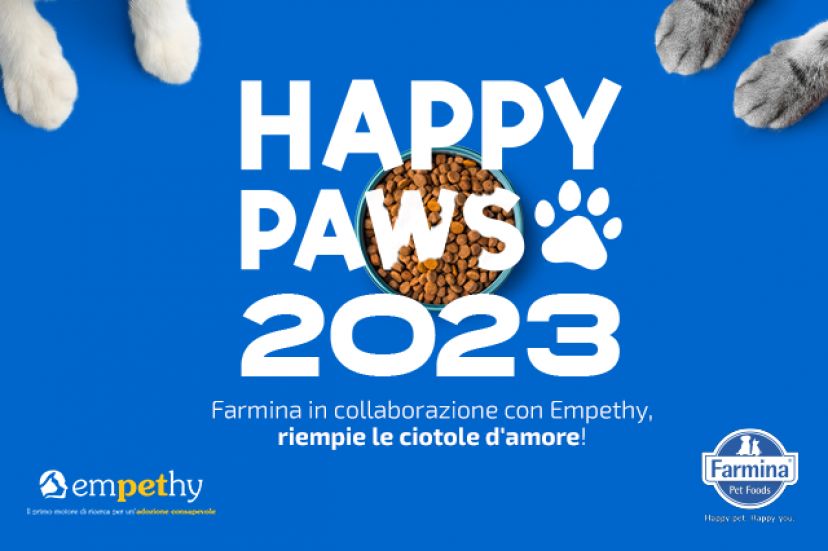 Happy Paws 2023 – Farmina in collaborazione con Empethy riempie le ciotole d’amore!