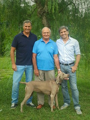 Angelo, Francesca Russo, Francesco and Nicola.