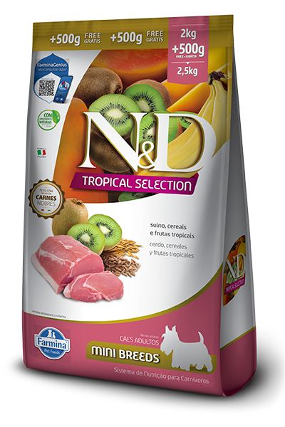 Cerdo, Cereales y Frutas Tropicales Adult Mini