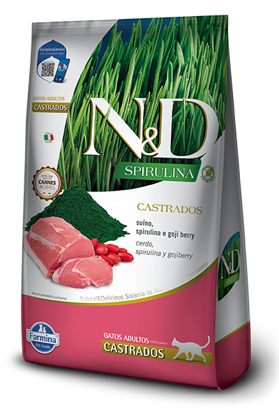Cerdo, Spirulina y Gojiberry Adult Castrados