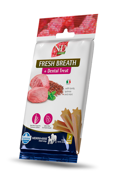 Дентални лакомства Fresh Breath средни & едри кучета