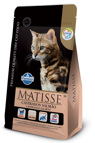 triángulo Arroyo Calificación Farmina Pet Foods - Alimento para su gato - Matisse - Castrados Salmón
