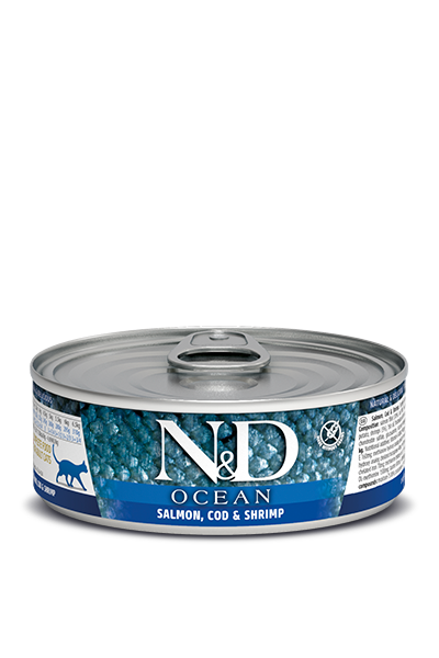 Salmon, Cod & Shrimp Adult wet food