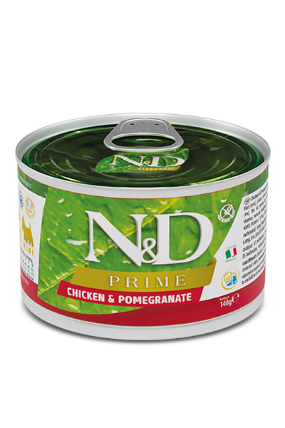 Poulet & Grenade Chien Adulte Mini wet food