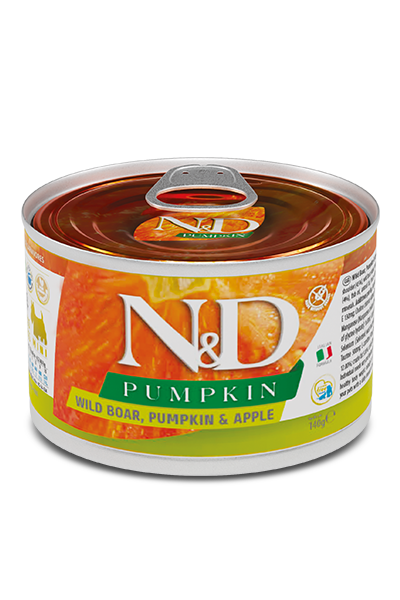 Boar, Pumpkin & Apple Adult Mini wet food