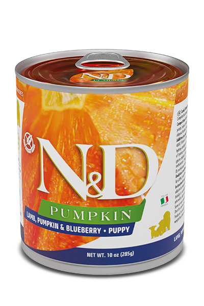 Lamb, Pumpkin & Blueberry Puppy wet food