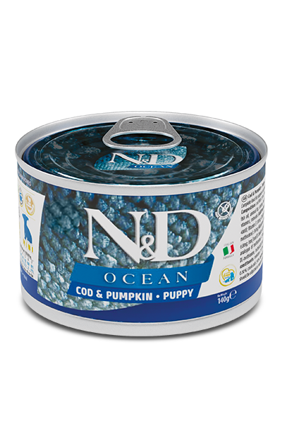 Cod & Pumpkin Puppy Wet food Mini