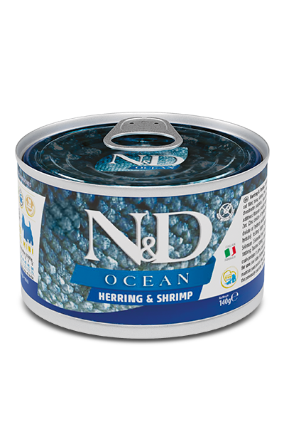 Herring & Shrimps Adult Mini wet food