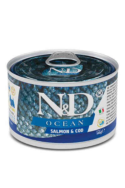 Lachs & Kabeljau Nassfutter Adult Mini