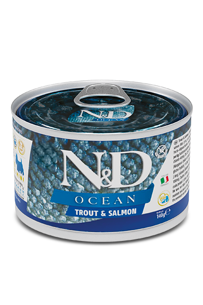 Trout & Salmon Adult Mini wet food