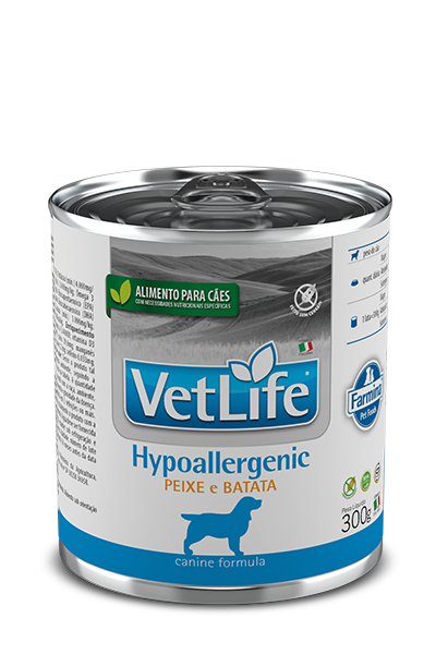 Hypoallergenic Peixe e Batata Wet Food Canine