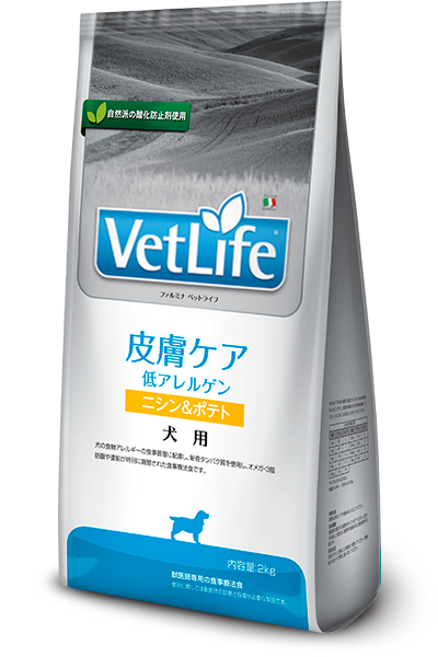 Vet Life 皮膚ケア - 低アレルゲン ニシン＆ポテト（犬用）