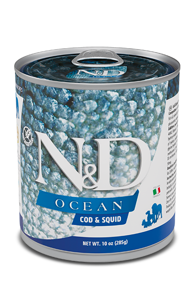 Bacalao y Calamar Adulto Lata 