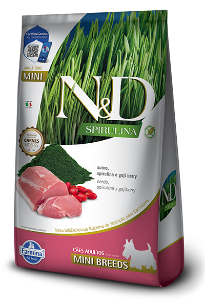Cerdo, Spirulina y Gojiberry Adult Mini