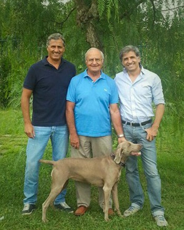 Angelo, Francesco and Nicola Russo, the founding family